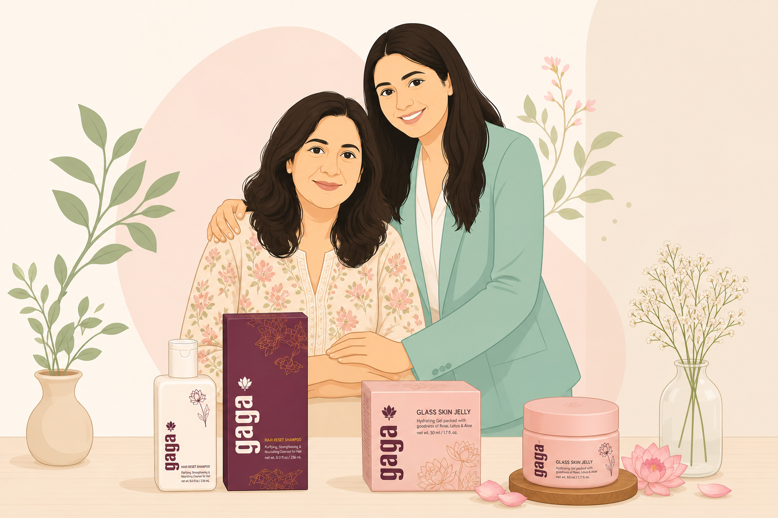 Mother and daughter — the founders